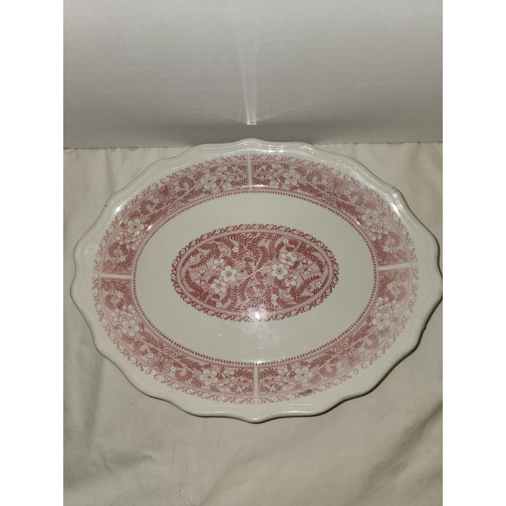 Vintage‎ Syracuse China 12.75" Platter - Strawberry Hill Pattern